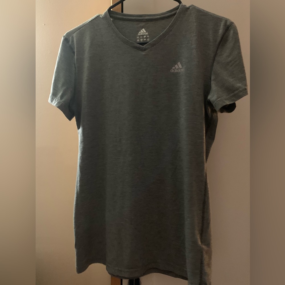 Adidas grey t shirt
